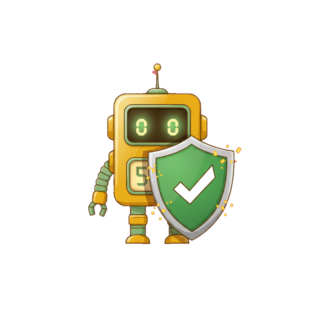 urgentry robot holding a shield