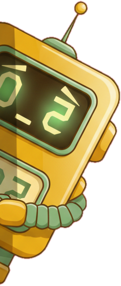 urgentry mascot peeking over the benchmark board